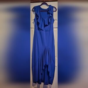 Elegant Blue Women's Dress